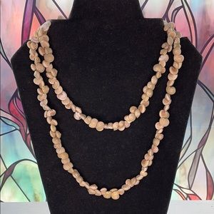 Hawaiian Multi Shell Nautical Long Necklace